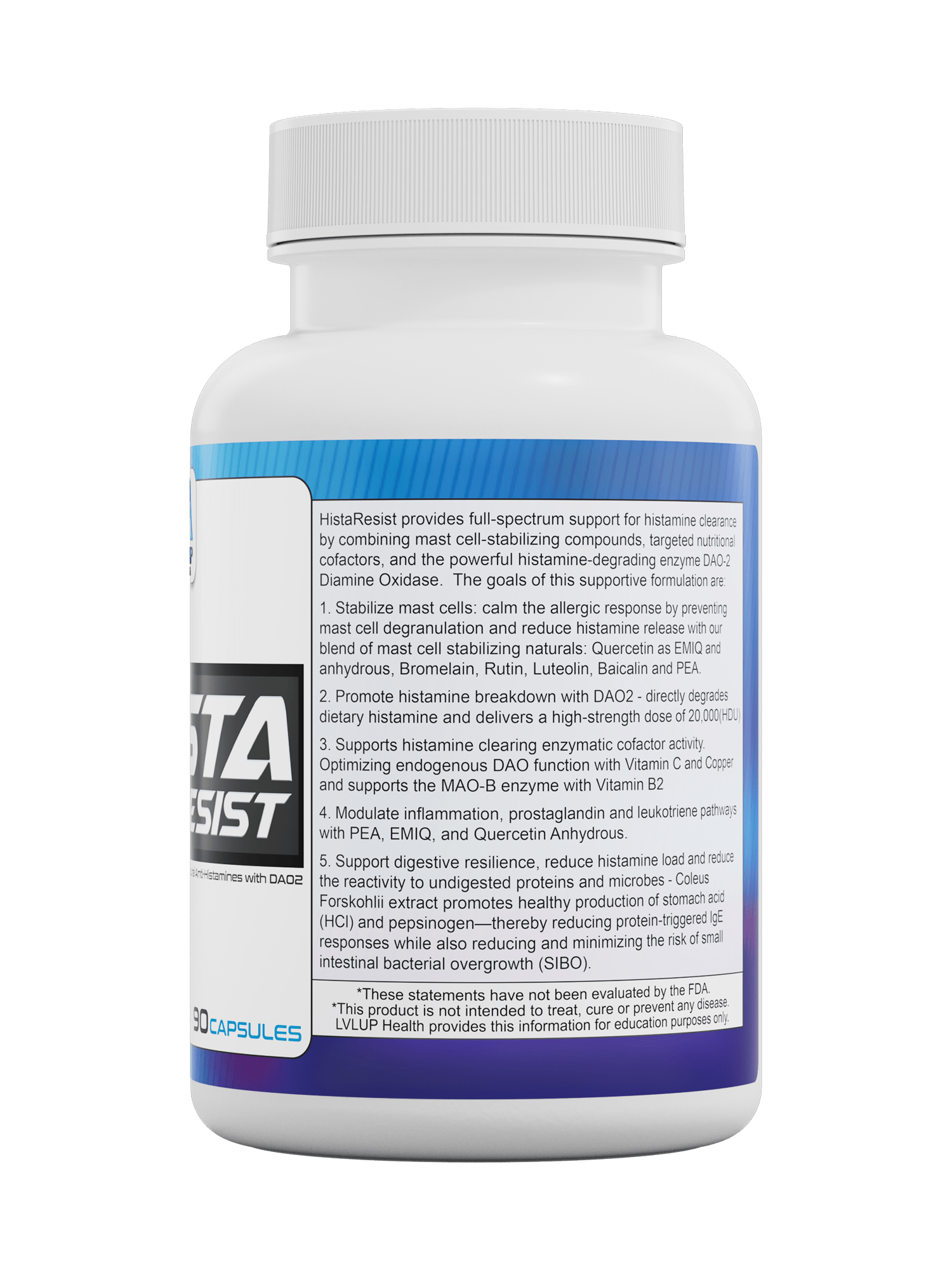 LVLUP Health Hista Resist 90 Capsules - JING