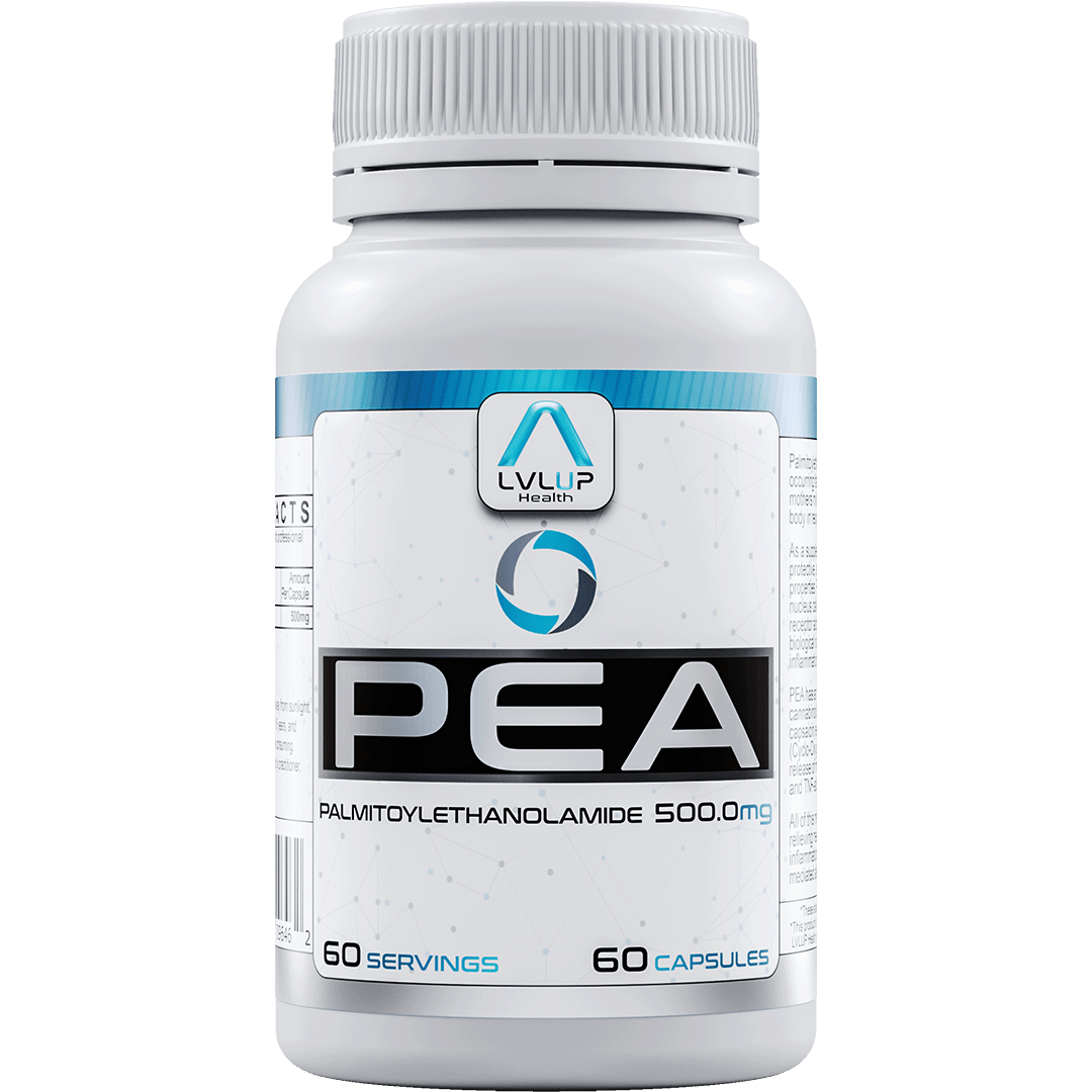 LVLUP Health PEA 500mg 60 Capsules - JING Organics
