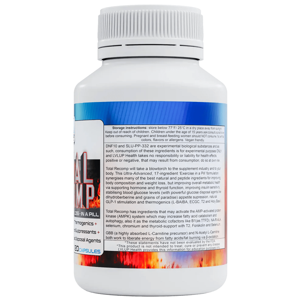LVLUP Health Total Recomp 90 Capsules - JING Organics