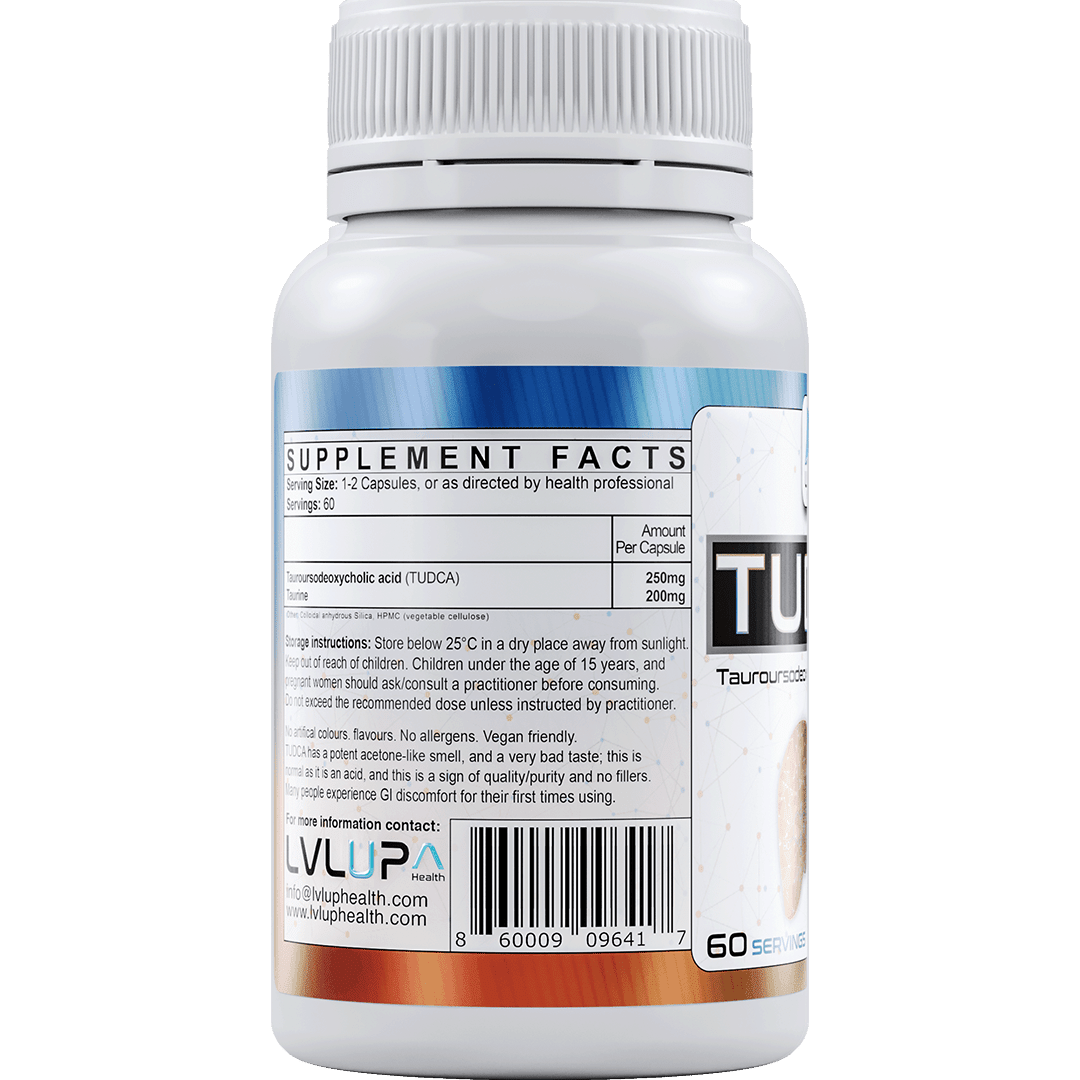 LVLUP Health TUDCA 250mg 60 Capsules - Incorrect Date - JING
