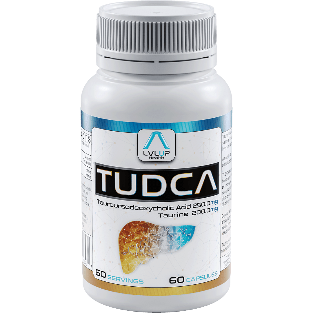 LVLUP Health TUDCA 250mg 60 Capsules - Incorrect Date - JING