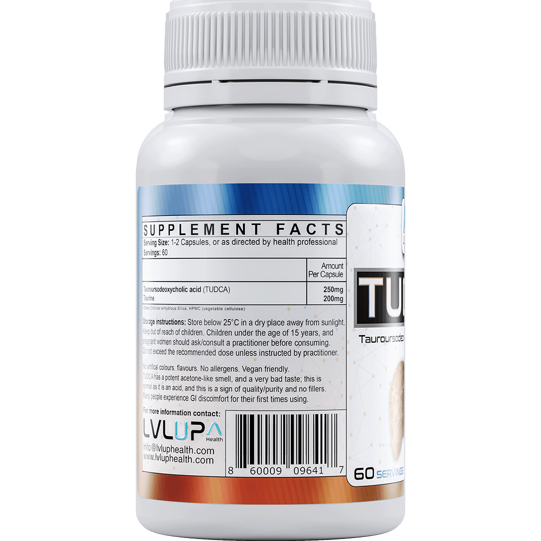 LVLUP Health TUDCA 250mg 60 Capsules - Incorrect Date