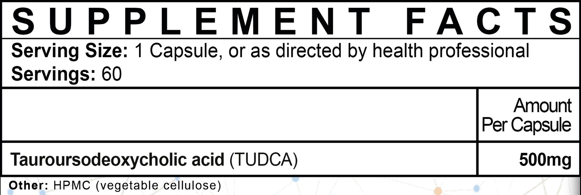 LVLUP Health TUDCA 500mg 60 Capsules - JING Organics