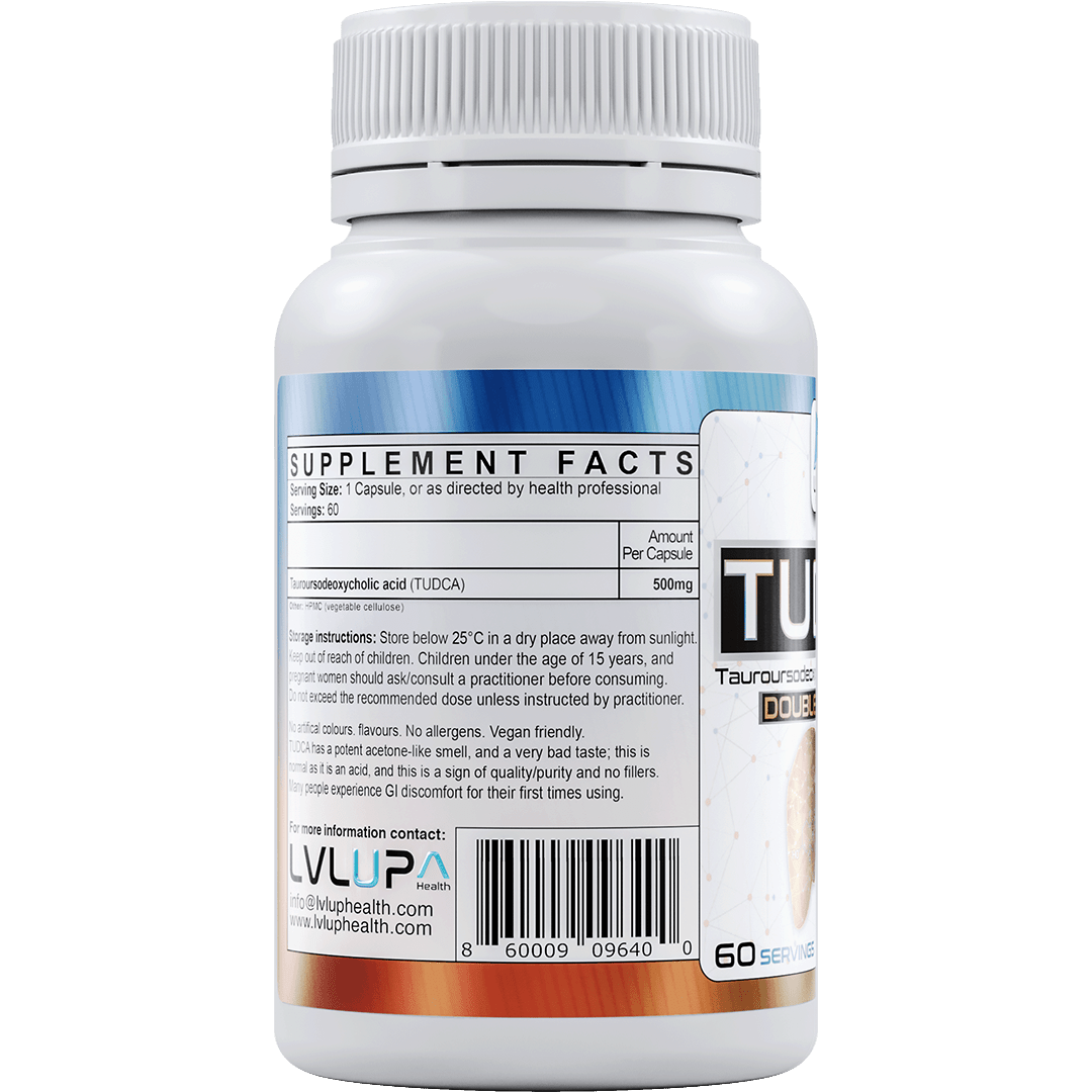 LVLUP Health TUDCA 500mg 60 Capsules - JING Organics
