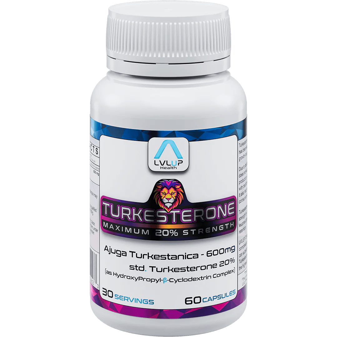 LVLUP Health Turkesterone 60 Capsules - JING Organics