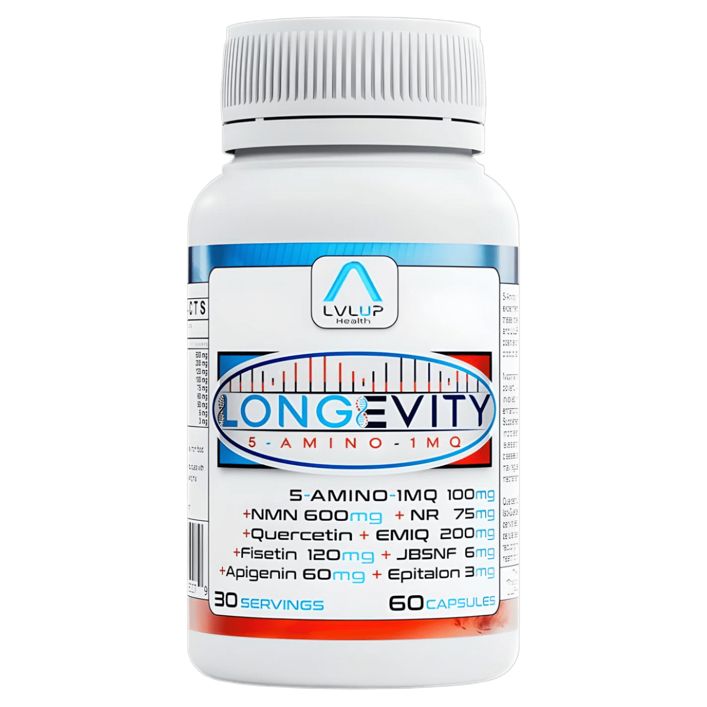 LVLUP Longevity (5 - Amino 1MQ) 60 Capsules - JING Organics