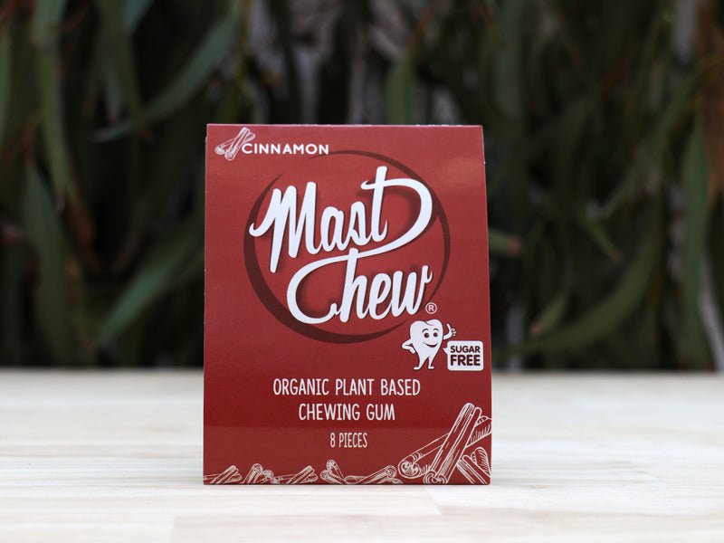 Mast Chew Organic Plant Based Chewing Gum Strawberry 8 pieces - JING Organics