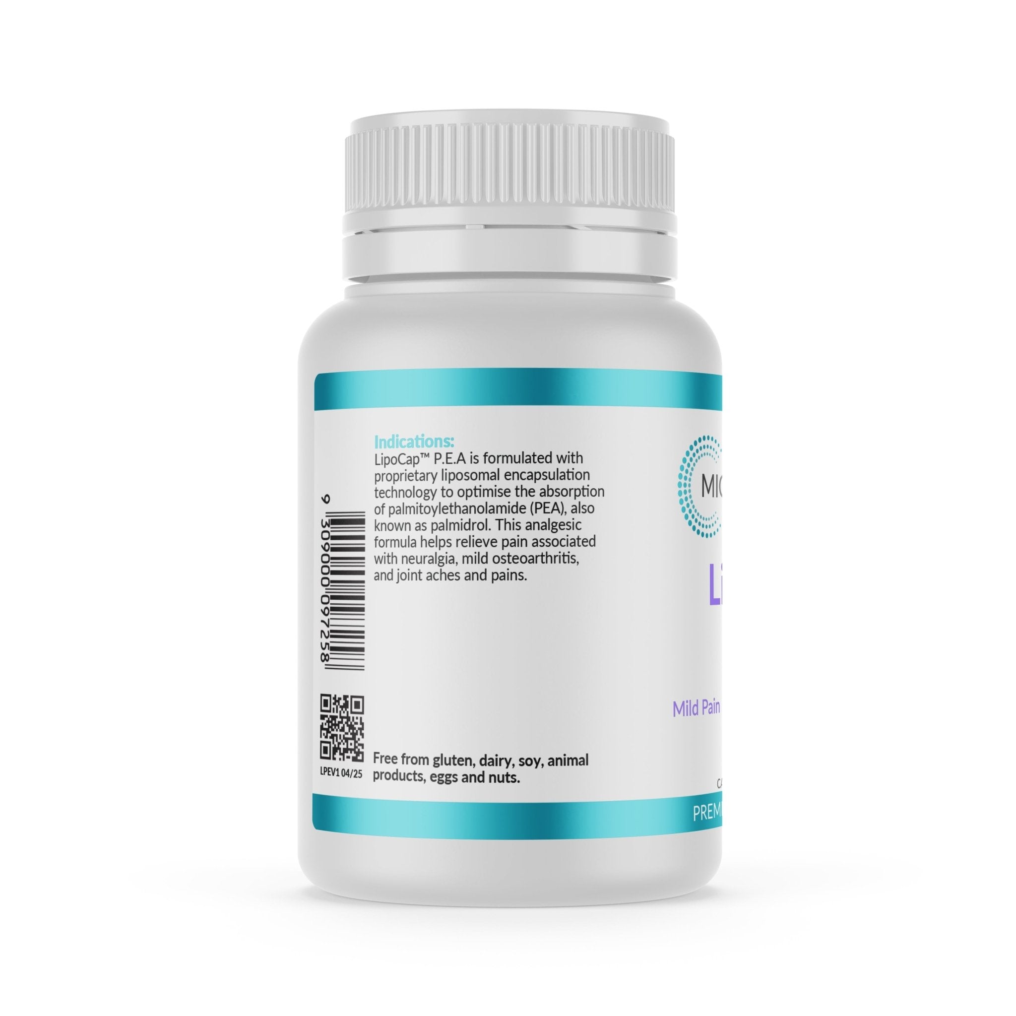Micronutrition LipoCap PEA 60 Capsules - JING Organics