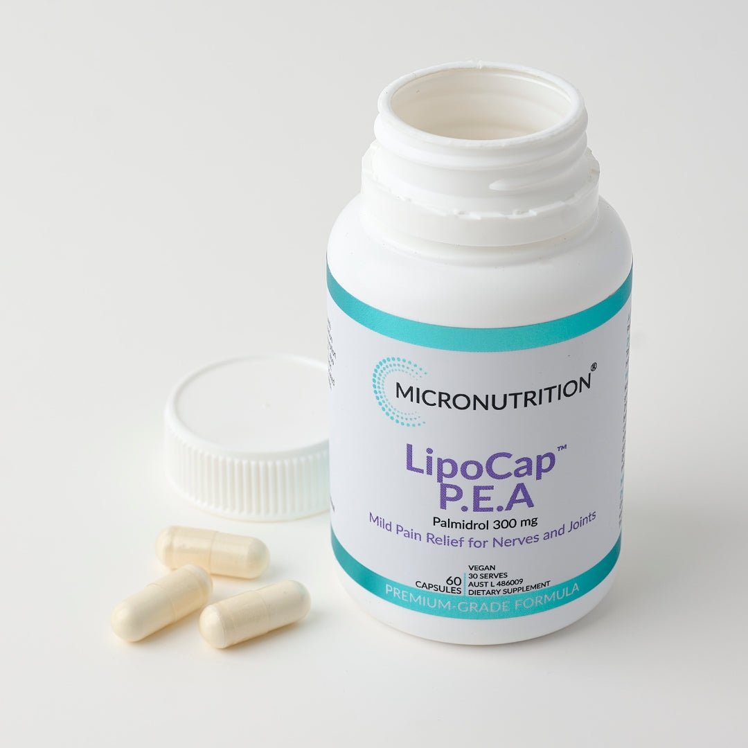 Micronutrition LipoCap PEA 60 Capsules - JING Organics