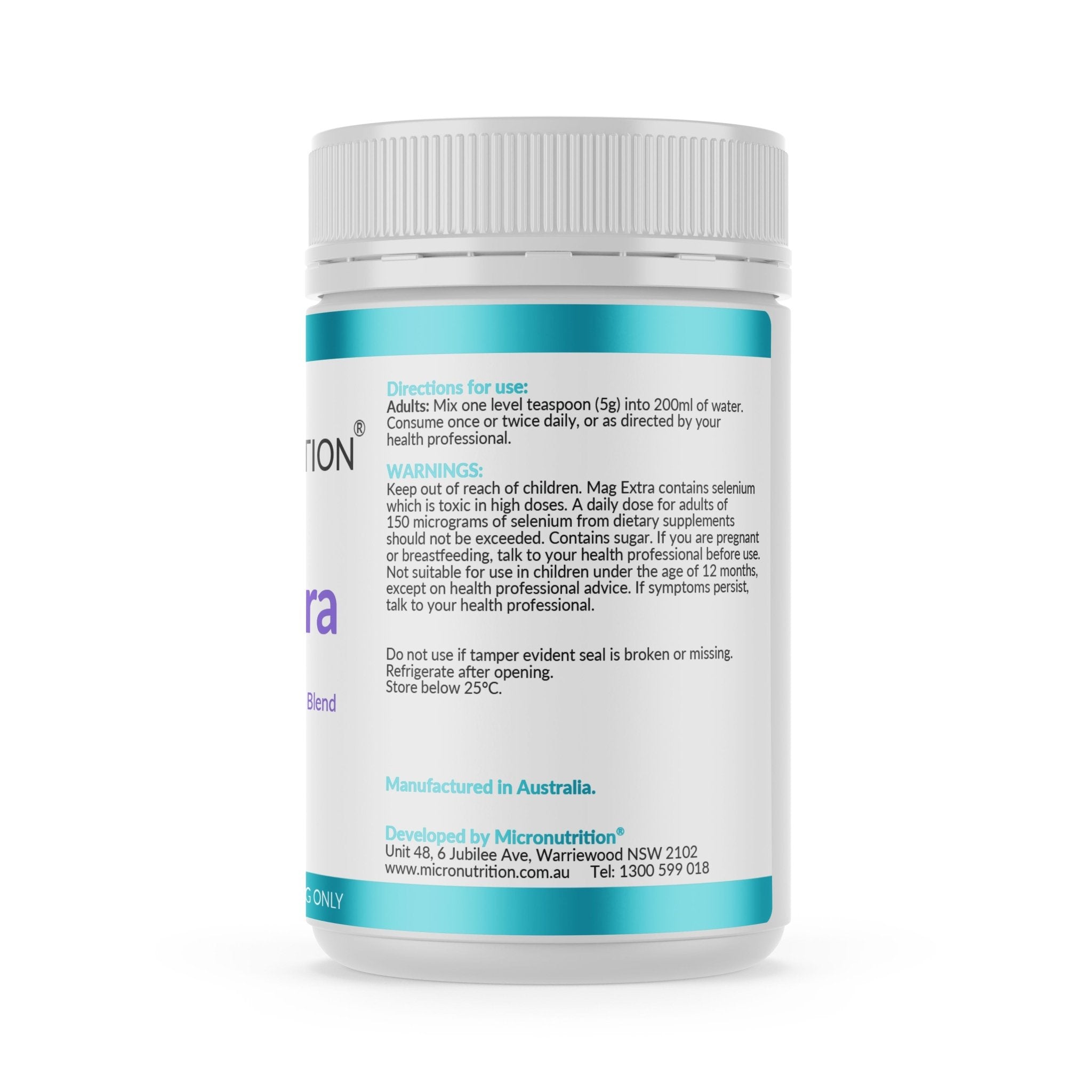 Micronutrition Mag Extra 150g - JING Organics