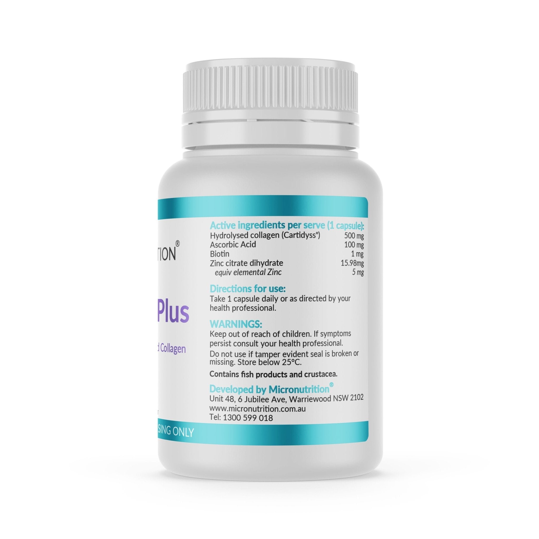 Micronutrition Marine Collagen Cartidyss Plus 30 Capsules - JING Organics