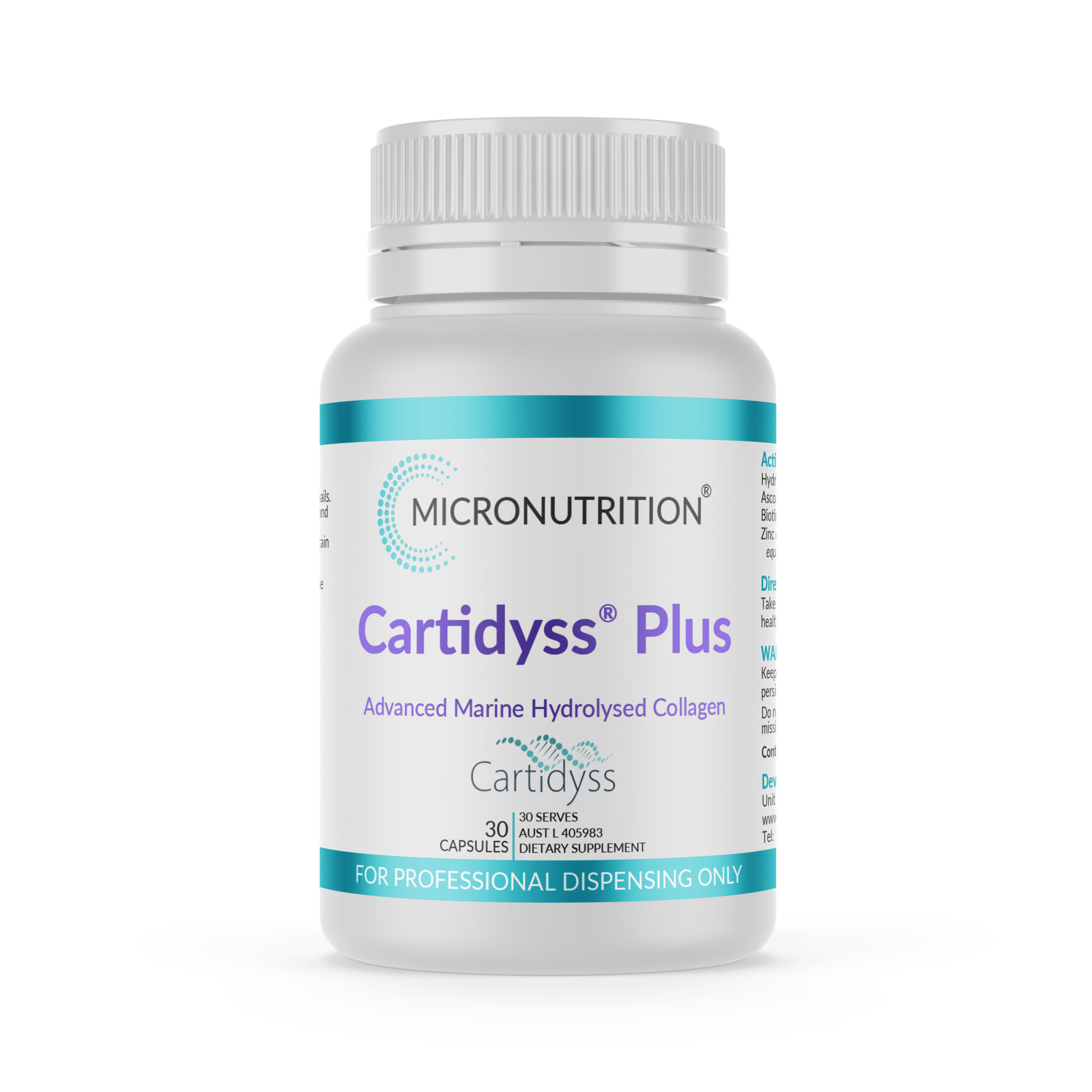 Micronutrition Marine Collagen Cartidyss Plus 30 Capsules - JING Organics