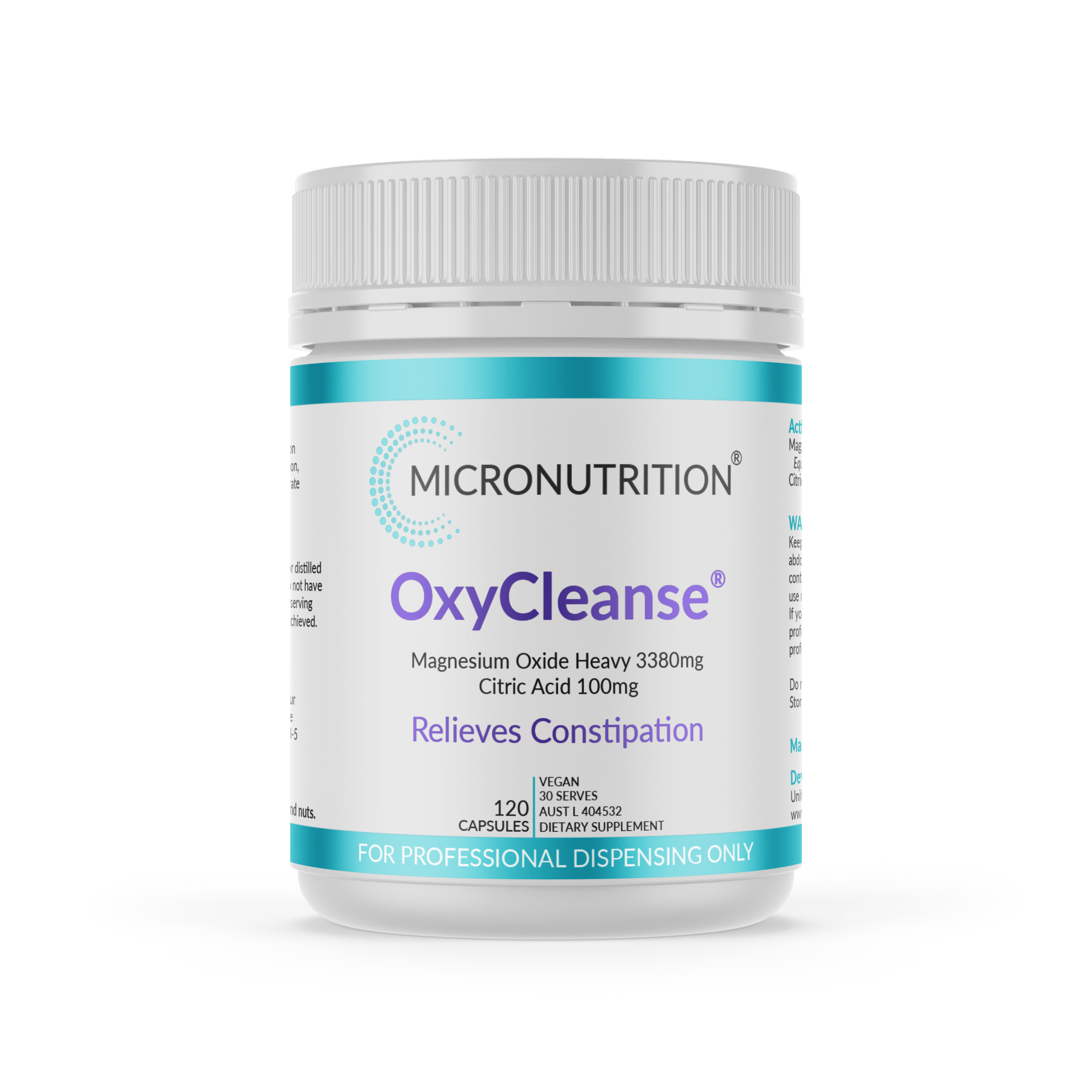 Micronutrition OxyCleanse 120 Capsules - JING Organics