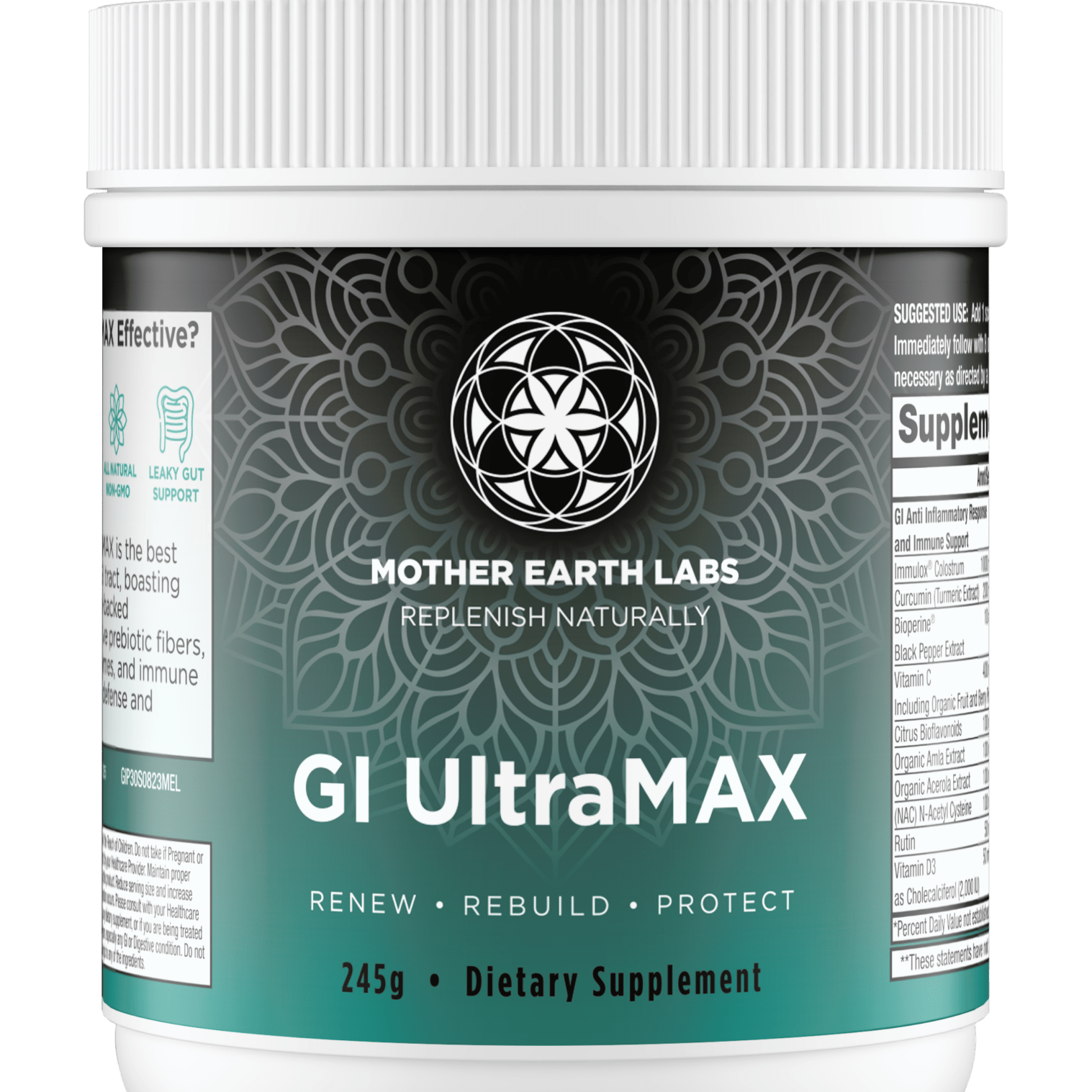 Mother Earth Labs Gi UltraMax 245g - JING Organics