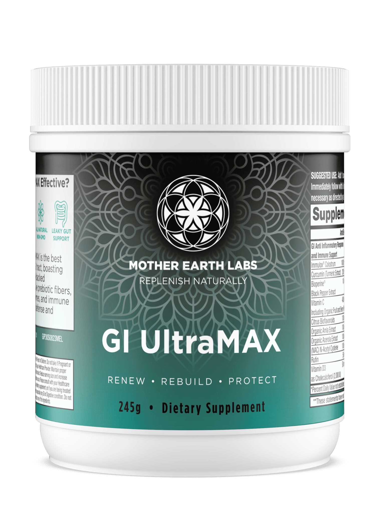 Mother Earth Labs Gi UltraMax 245g - JING Organics