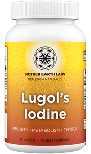 Mother Earth Labs Lugol's Iodine 90 Capsules - JING Organics