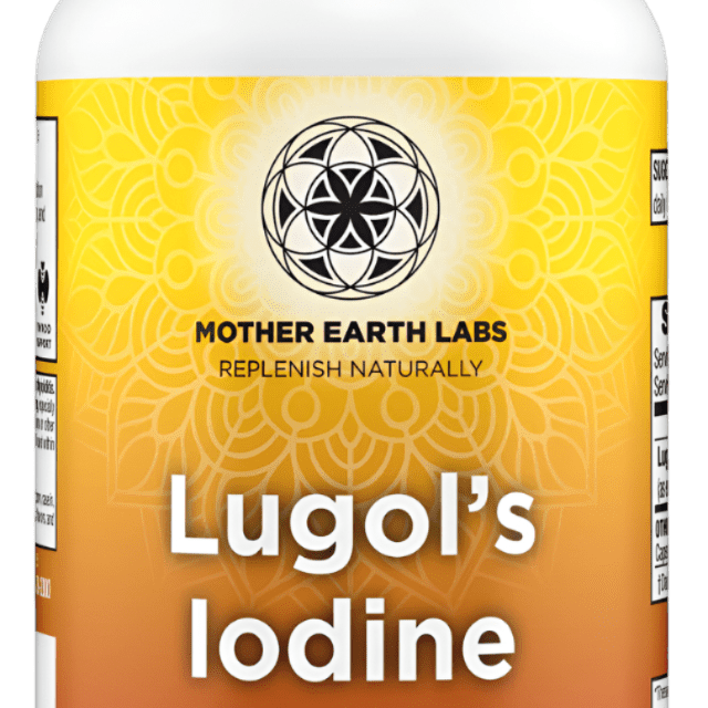 Mother Earth Labs Lugol's Iodine 90 Capsules - JING Organics