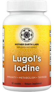 Mother Earth Labs Lugol's Iodine 90 Capsules