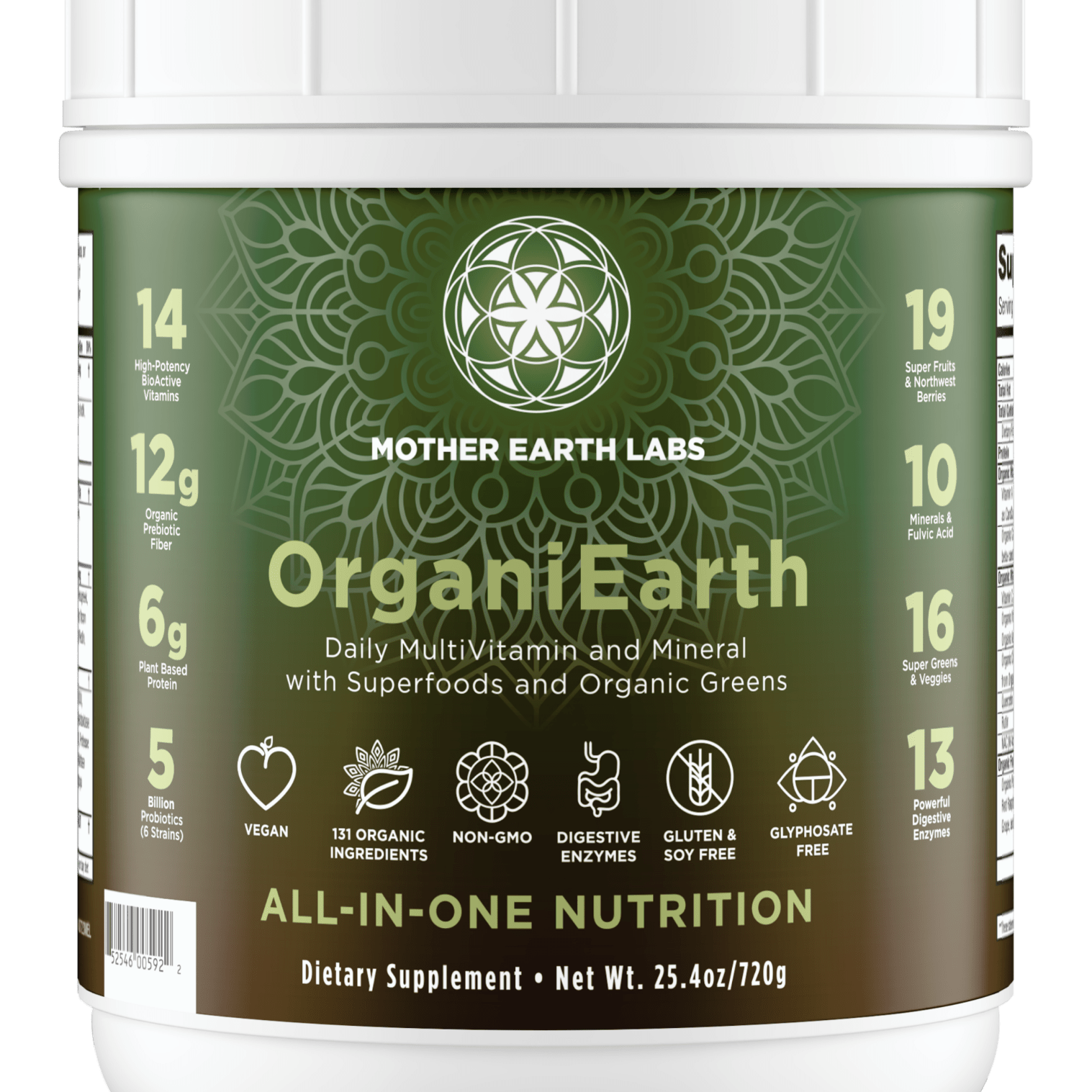 Mother Earth Labs OrganiEarth 720g - JING Organics