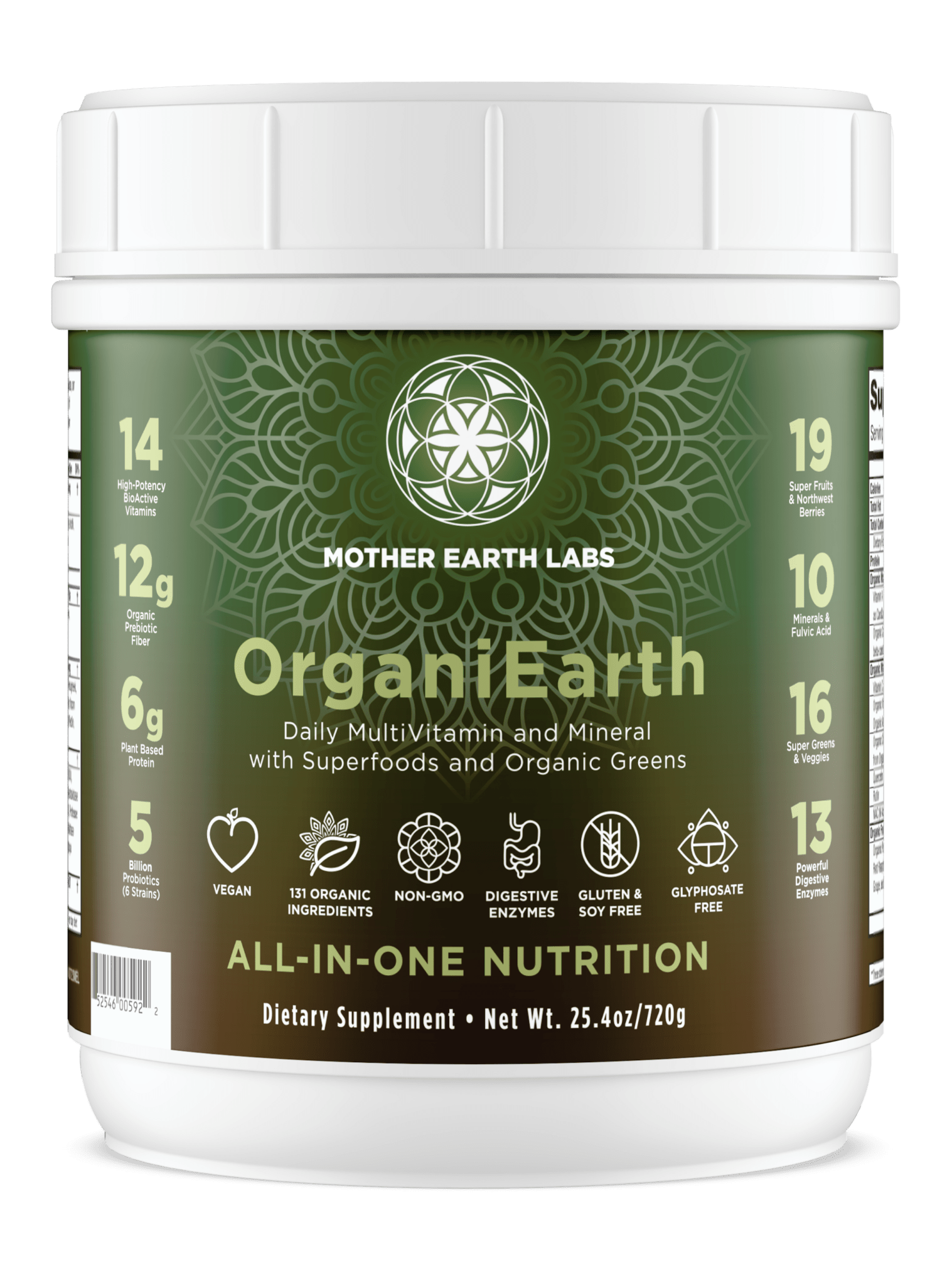 Mother Earth Labs OrganiEarth 720g - JING Organics