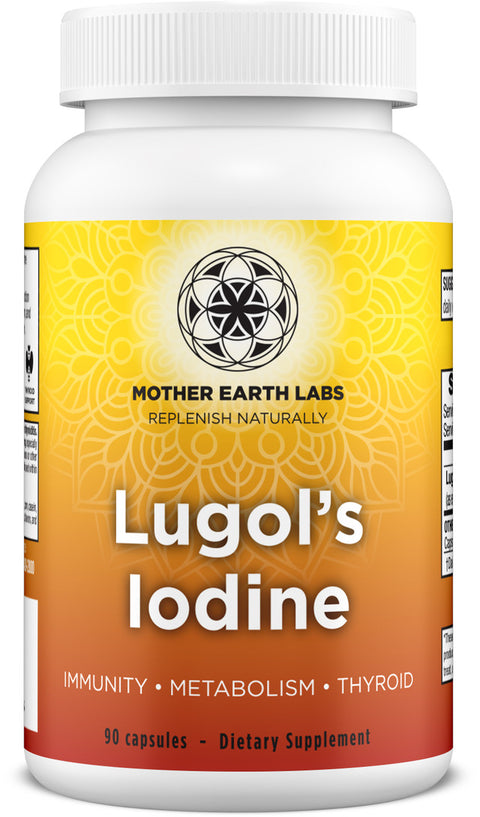 Mother Earth Labs Lugol's Iodine 90 capsules
