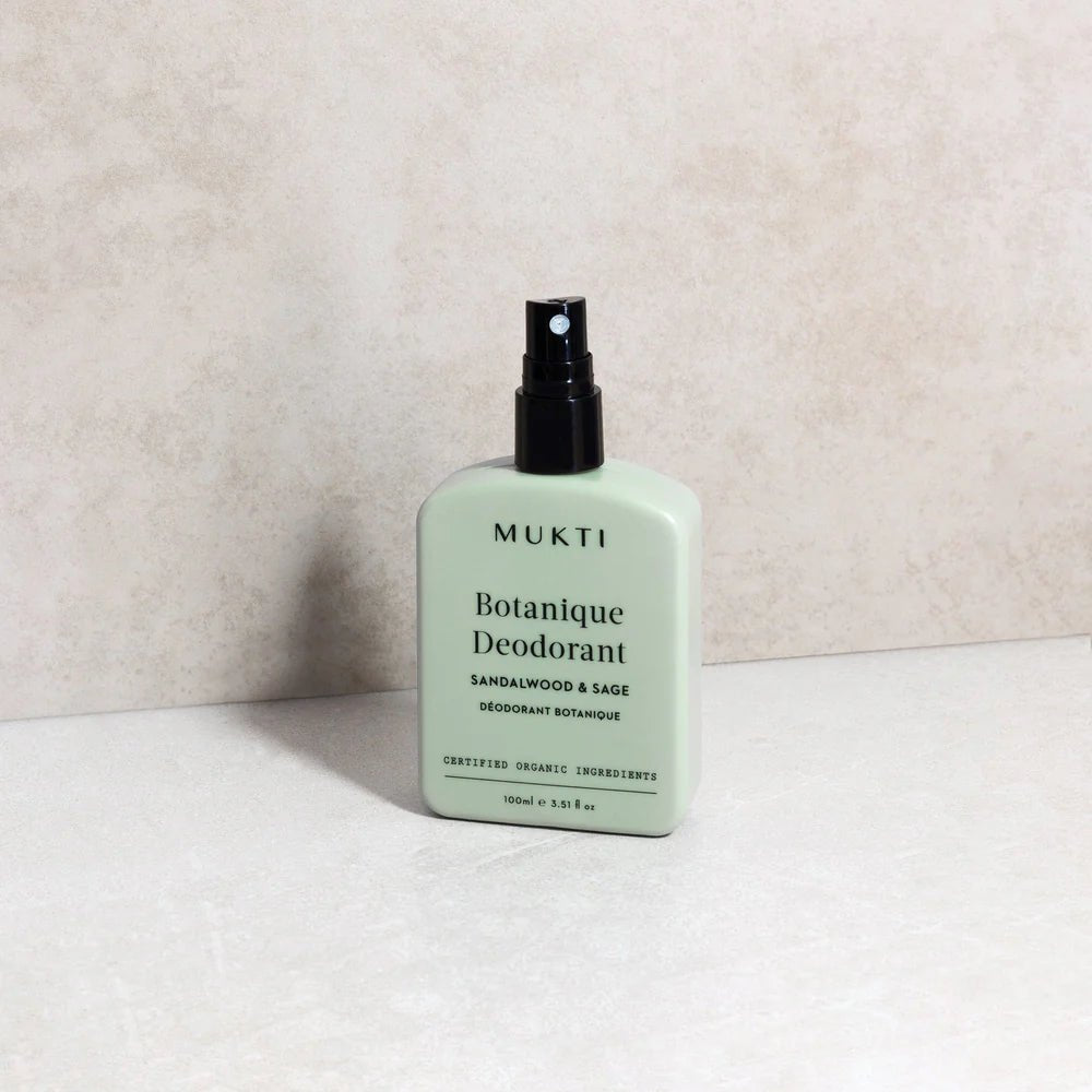 Mukti Botanique Deodorant Sandalwood & Sage 100ml - JING