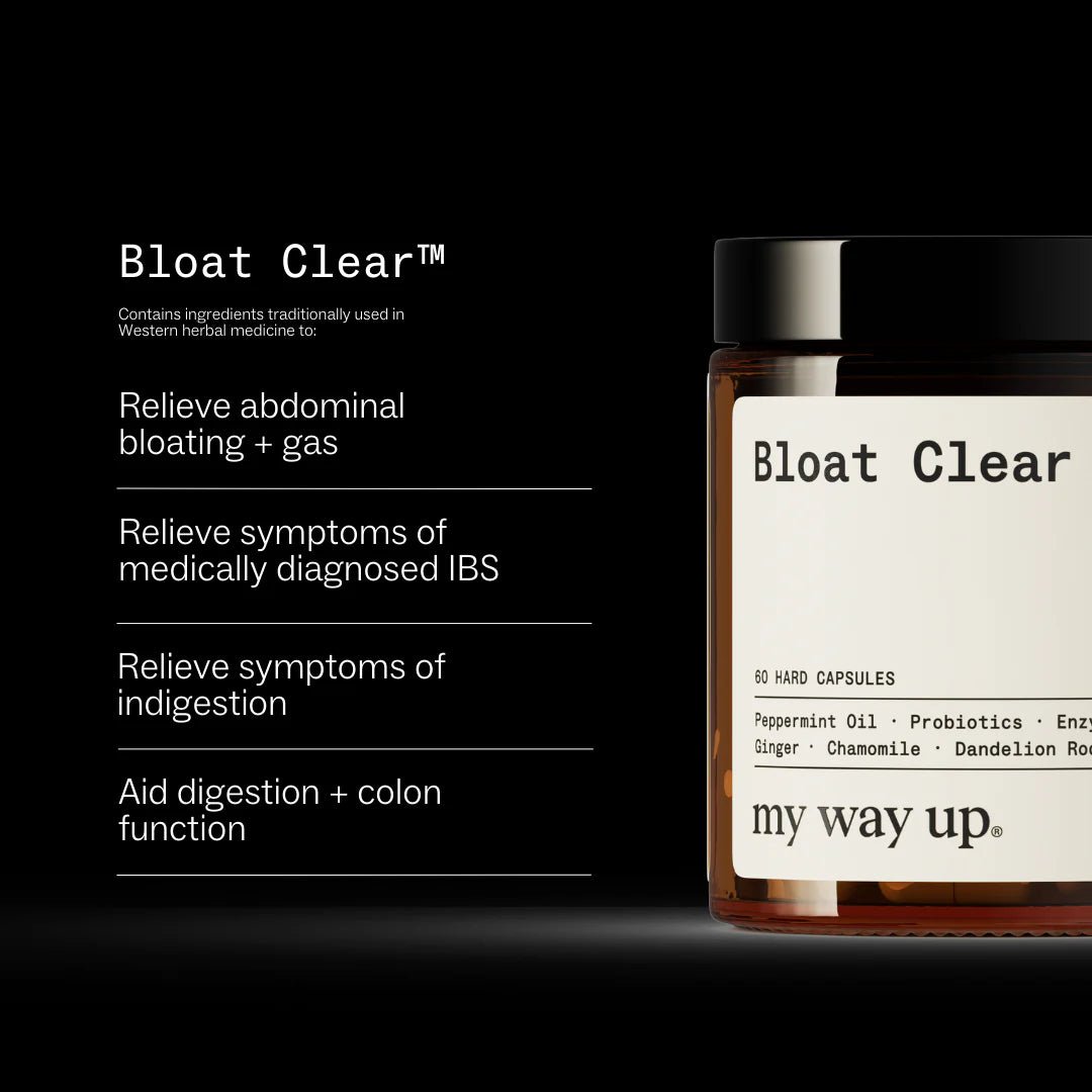 My Way Up Bloat Clear 60 Capsules - JING