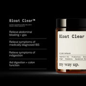 My Way Up Bloat Clear 60 Capsules - JING
