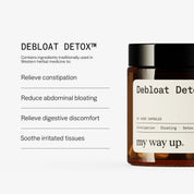 My Way Up Debloat Detox 30 Capsules - JING