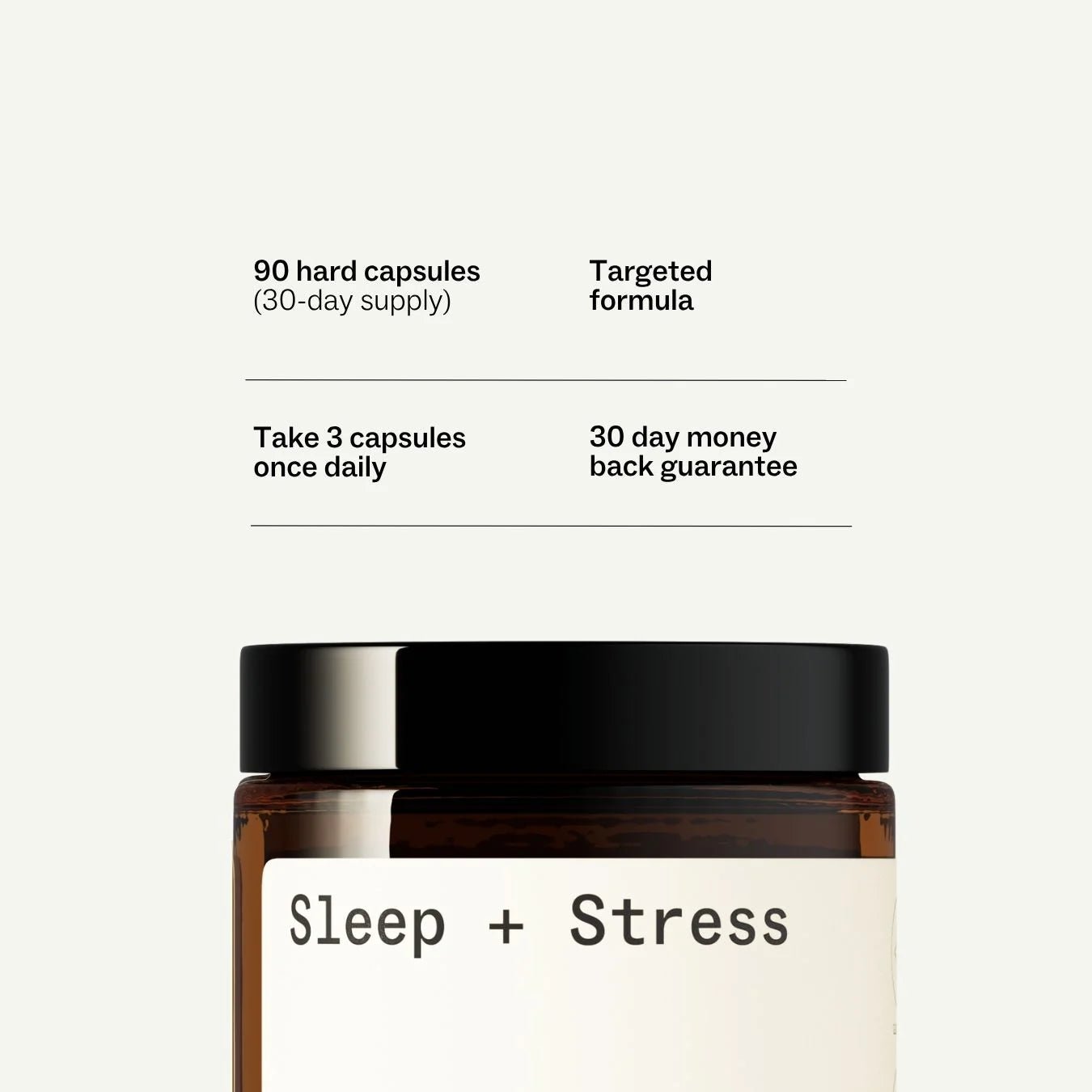 My Way Up Sleep + Stress 90 Capsules - JING