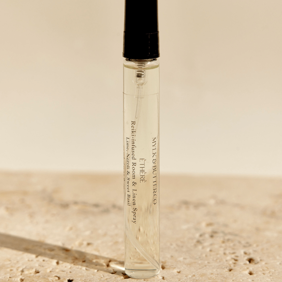 Mylk & Butter Co. Ethere Reiki Infused Room & Linen Spray 10ml - JING Organics