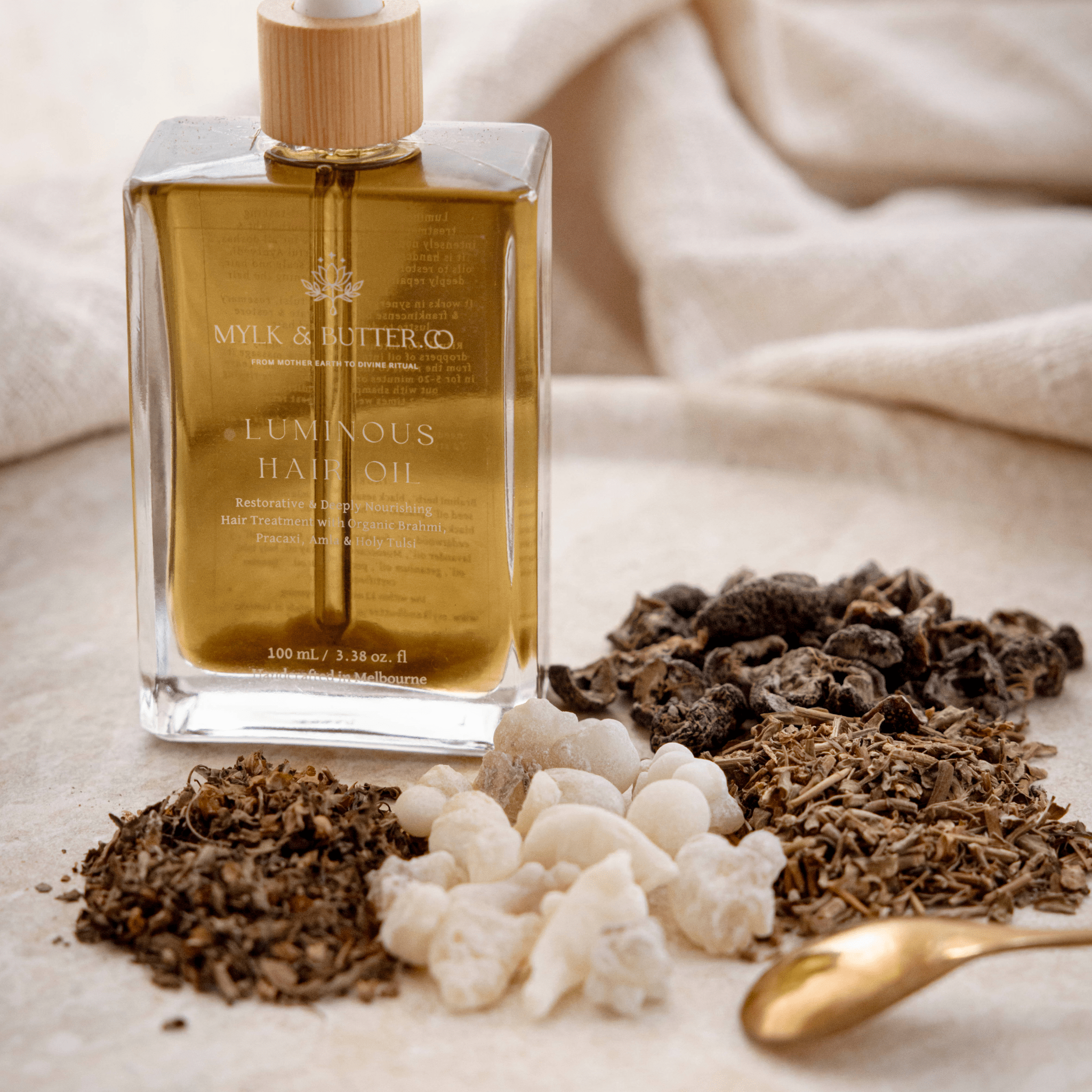 Mylk & Butter Co. Luminous Hair Oil 100ml - JING Organics