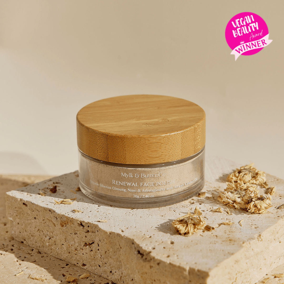 Mylk & Butter Co. Renewal Face Polish & Cleanser 70g - JING Organics