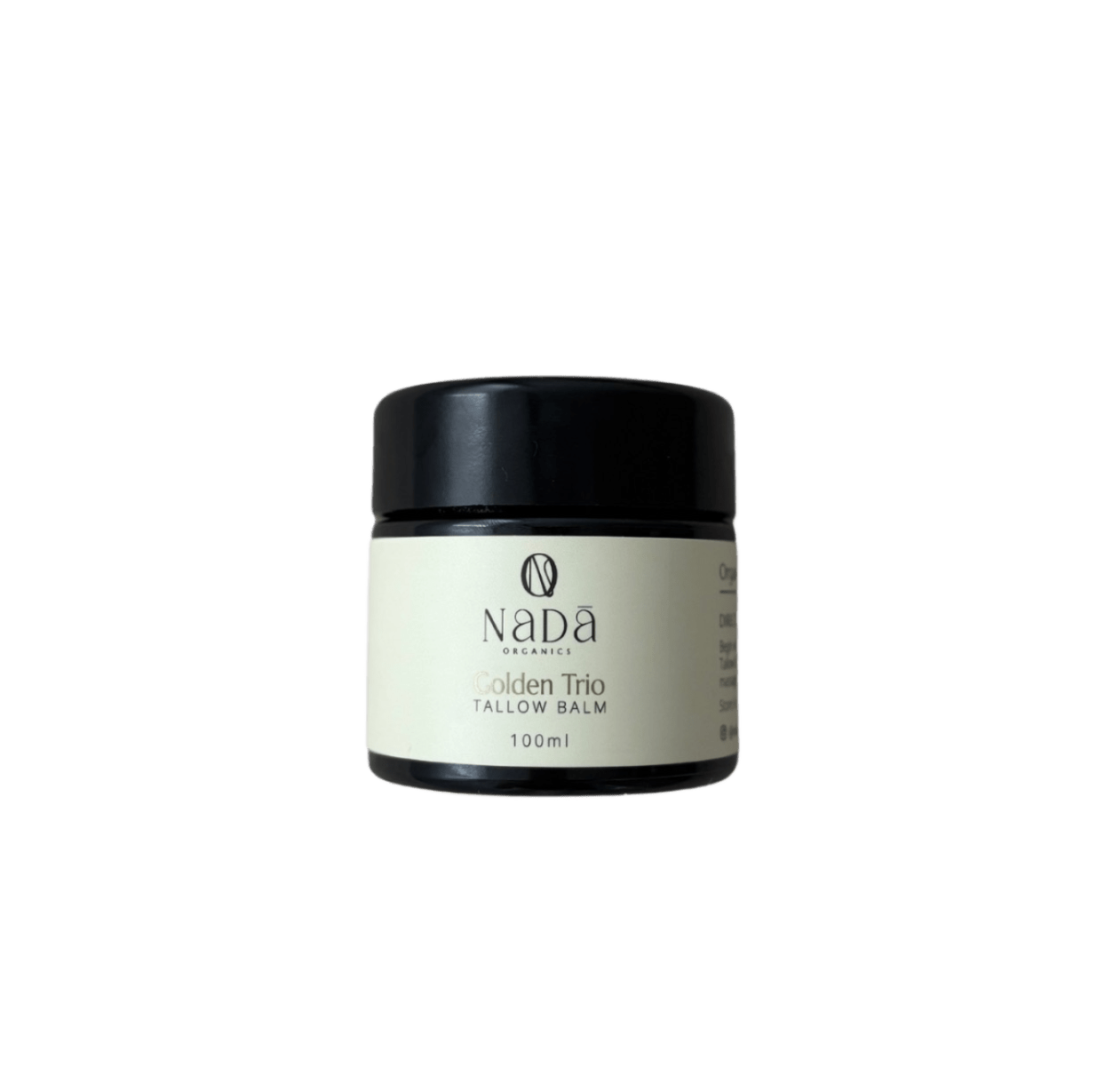 Nada Organics Golden Trio Tallow Balm 100ml - JING Organics