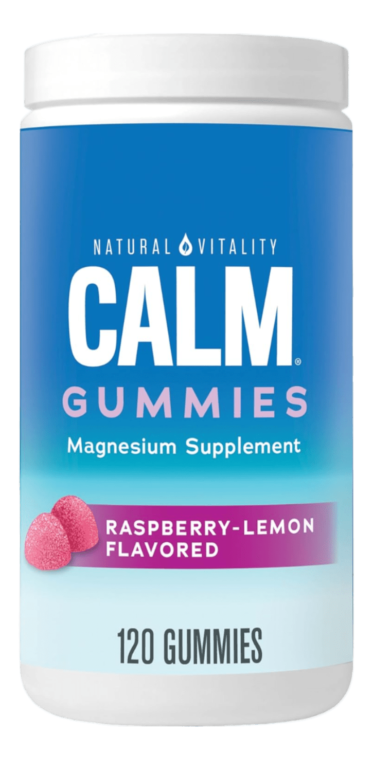 Natural Vitality Calm Raspberry Lemon 60 Gummies - JING Organics