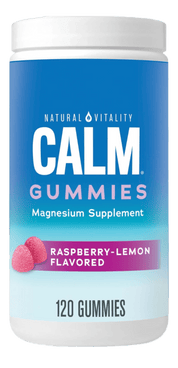 Natural Vitality Calm Raspberry Lemon 60 Gummies - JING Organics