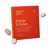 Neuro Energy & Focus Gum Cinnamon 9 Pieces - JING Organics