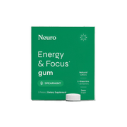 Neuro Energy & Focus Gum Spearmint 9 Pieces - JING Organics