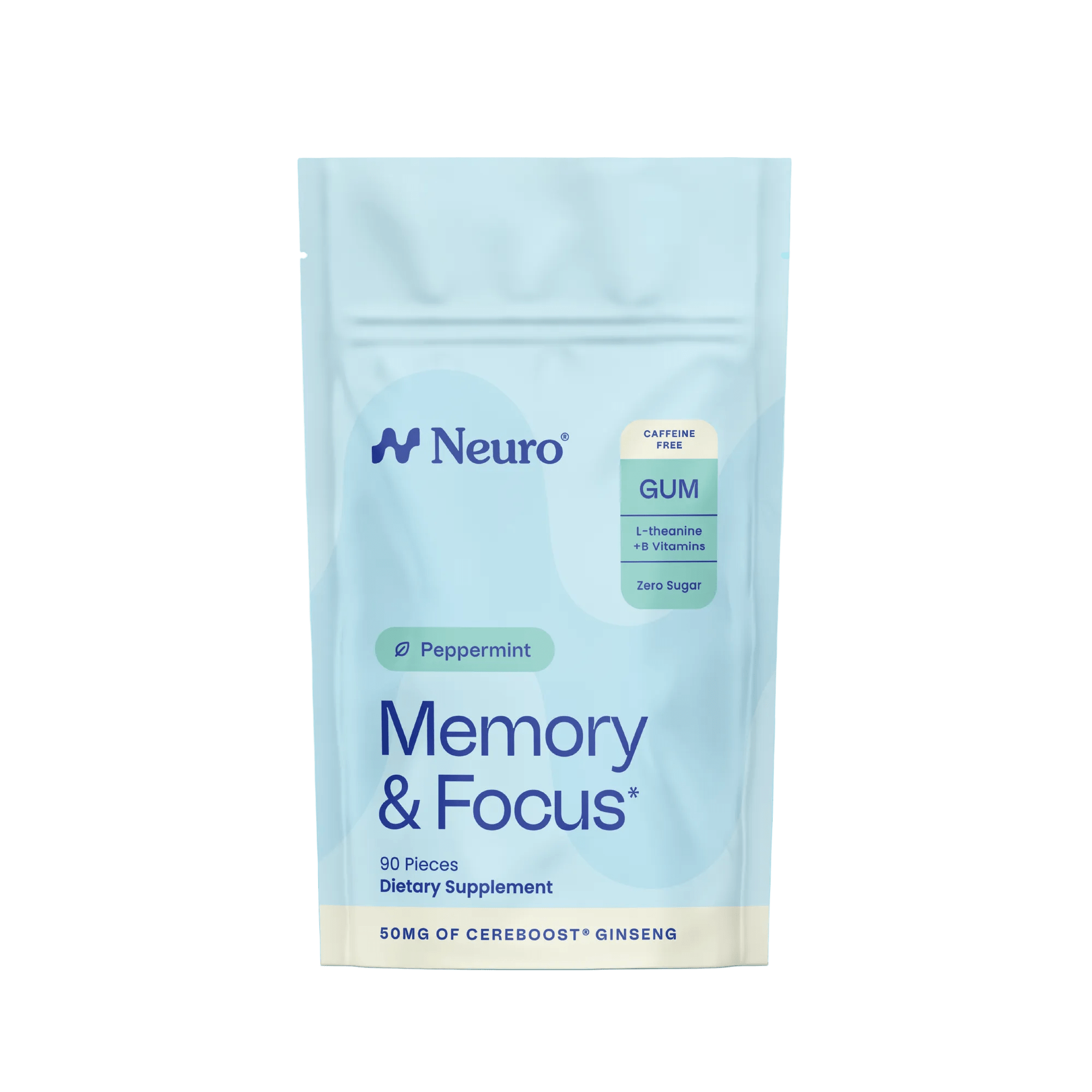 Neuro Memory & Focus™ Peppermint Bulk Bag 90 Pieces (no caffeine) - JING
