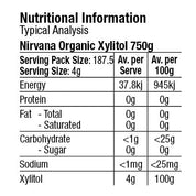 Nirvana Organics Xylitol 750g - JING Organics