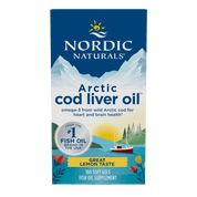 Nordic Naturals Arctic Cod Liver Oil 180 Soft Gels - JING Organics