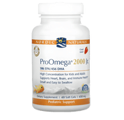 Nordic Naturals ProOmega 2000 Jr. Strawberry 650mg 60 Soft Gels - JING Organics