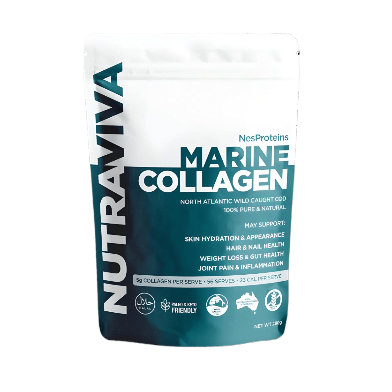 Nutraviva Nesproteins Marine Collagen 280g - JING Organics