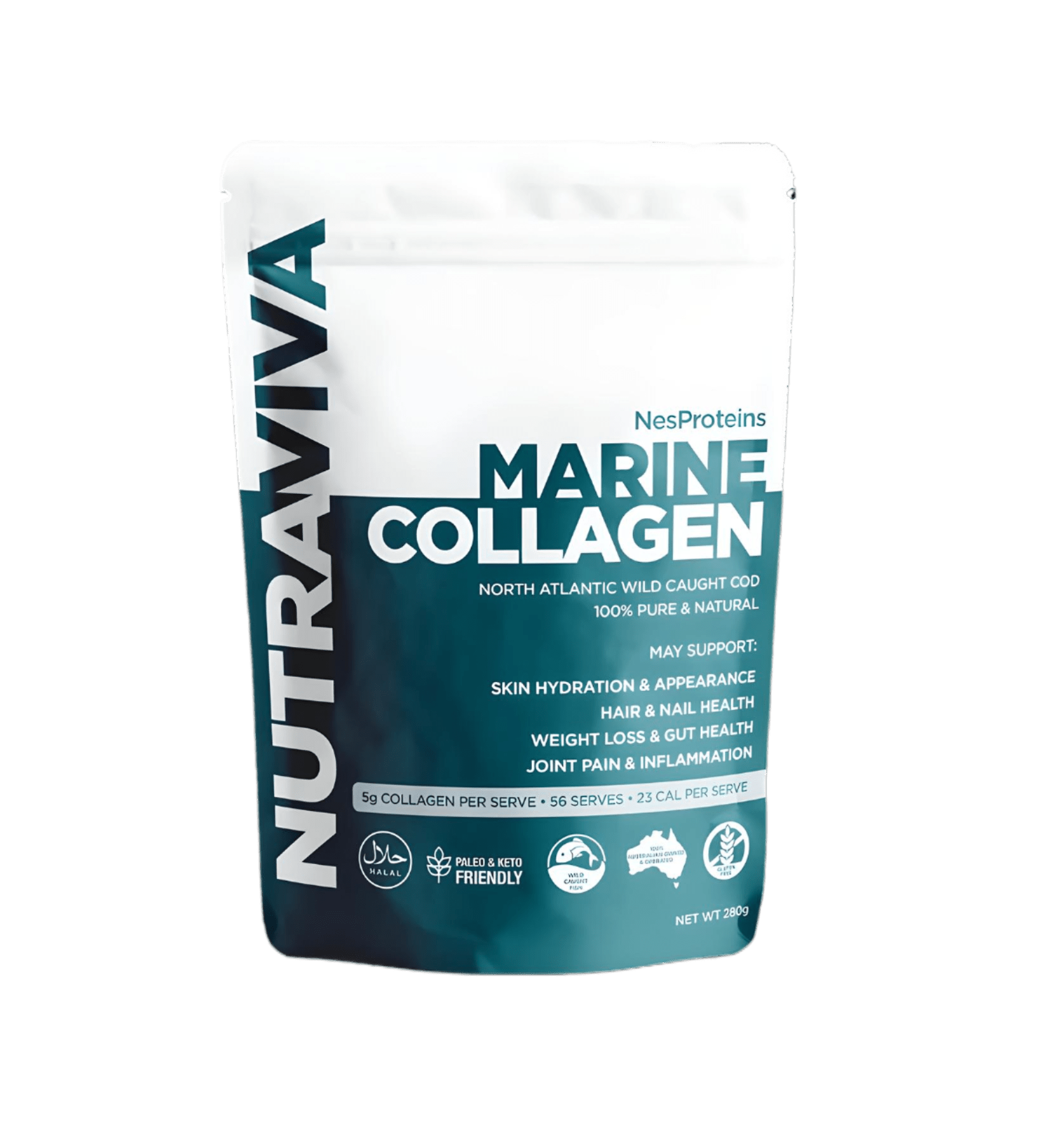 Nutraviva Nesproteins Marine Collagen 280g - JING Organics