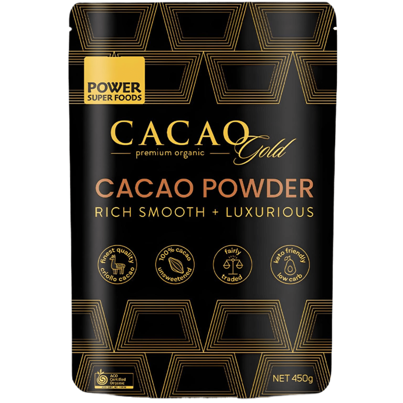 Power Super Foods Cacao Gold 450g - JING Organics