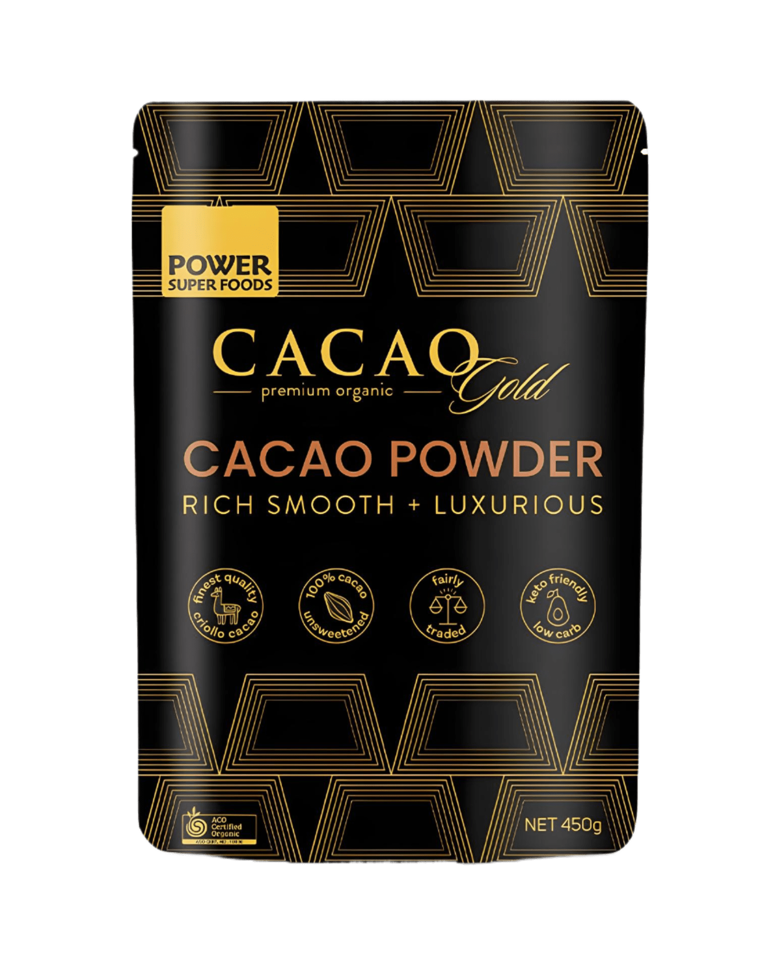 Power Super Foods Cacao Gold 450g - JING Organics