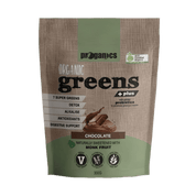 Proganics Organic Greens Plus Probiotics Chocolate 300g - JING Organics