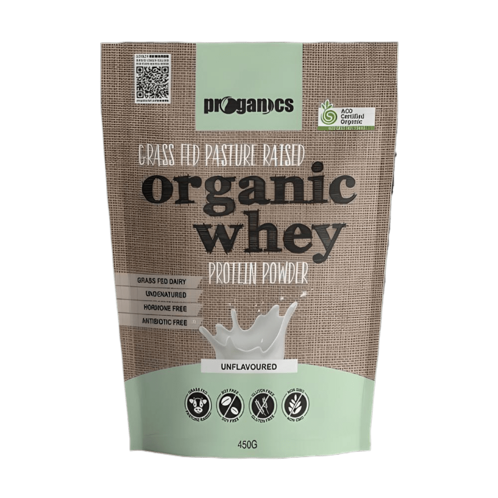 Proganics Organics Whey Unflavoured 450g - JING Organics