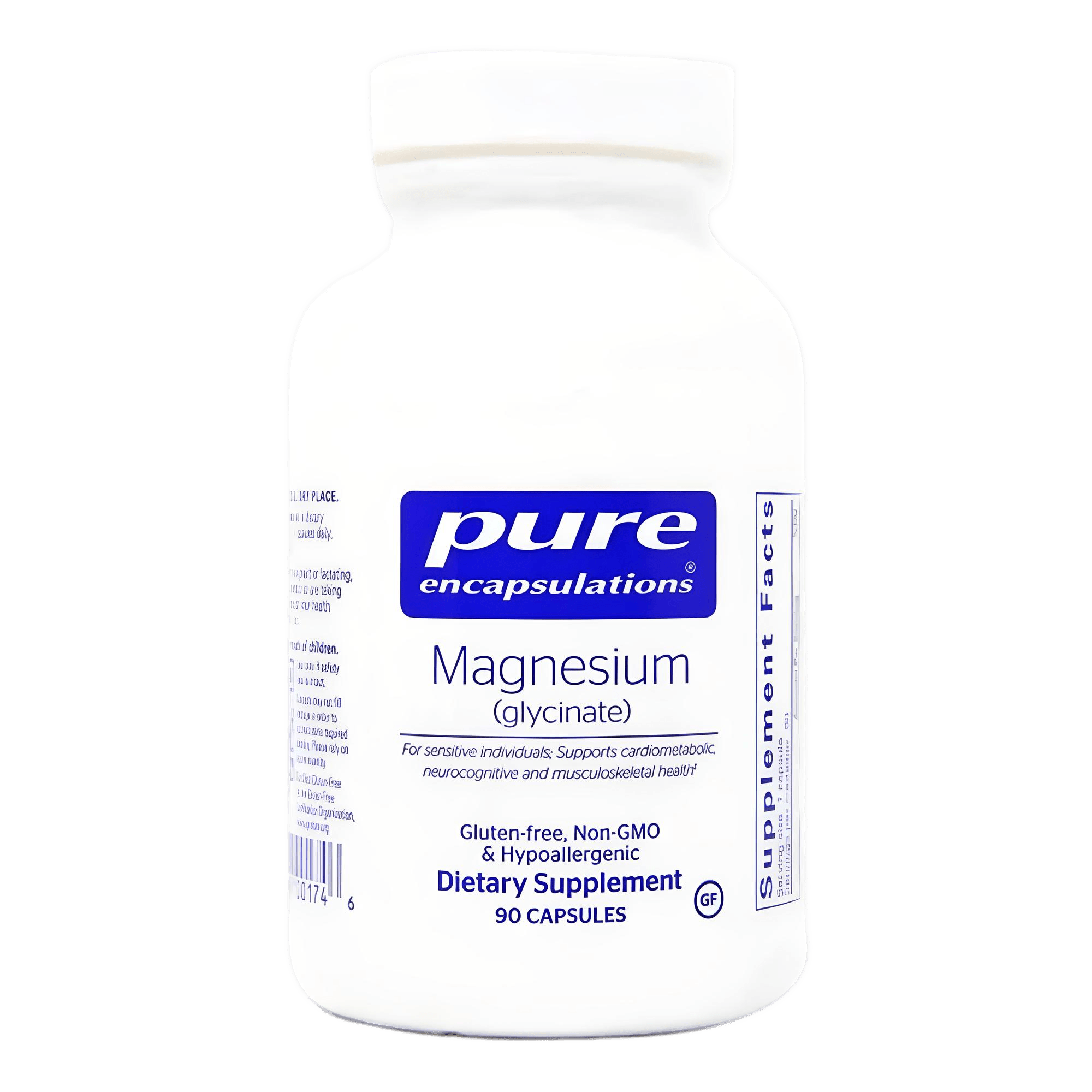 Pure Encapsulations Magnesium Glycinate 90 Capsules - JING Organics