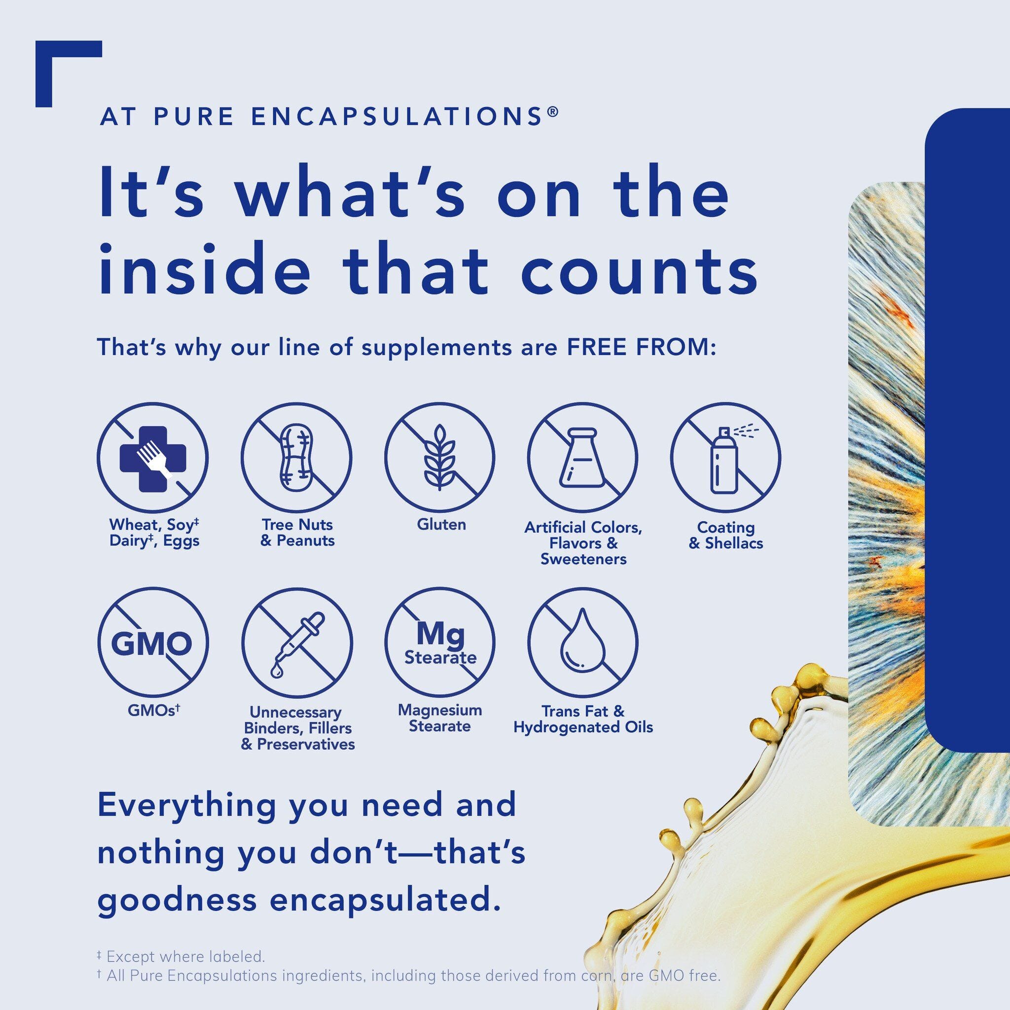 Pure Encapsulations NAC 900mg 120 Capsules - JING